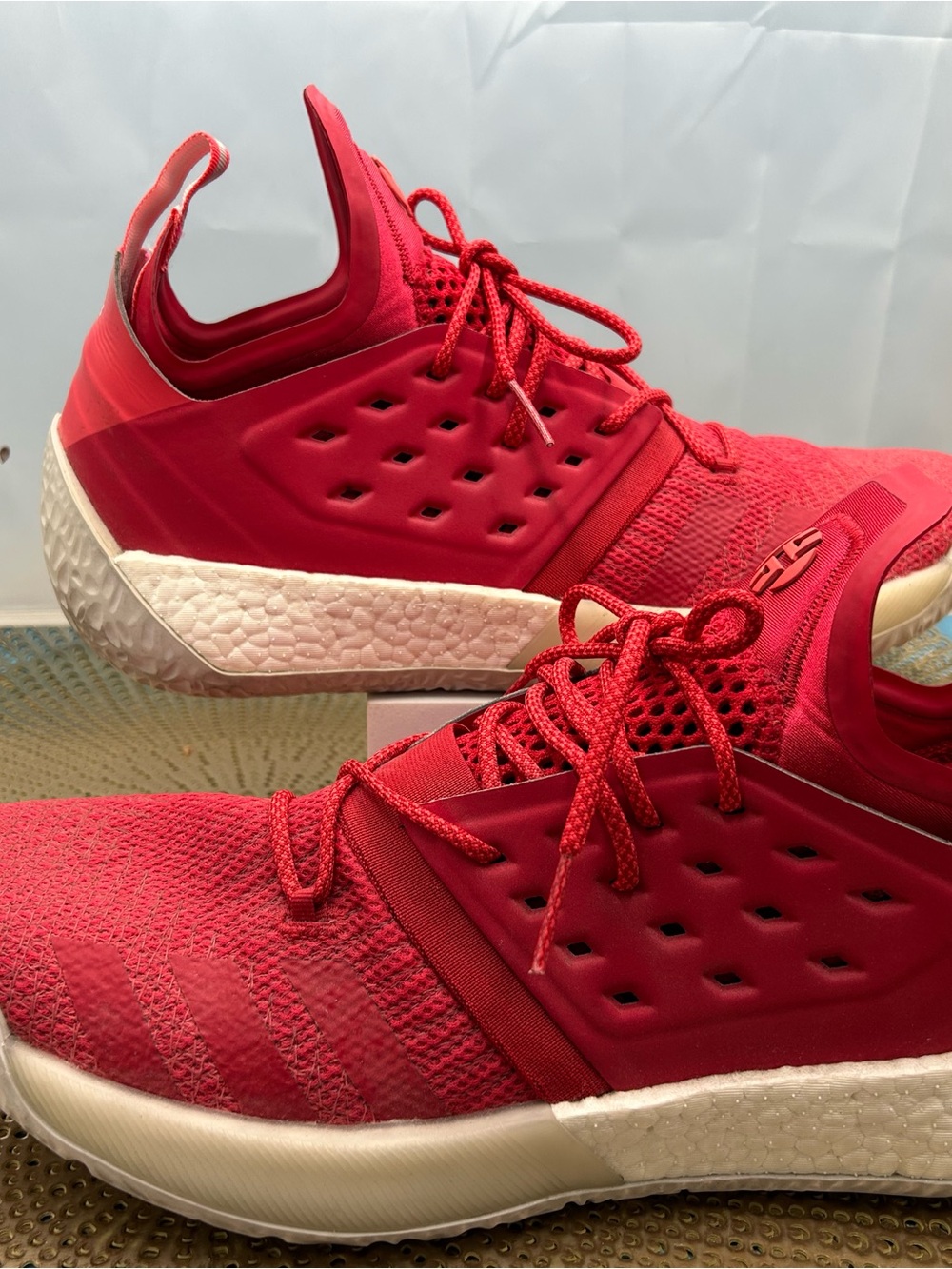 Adidas Hardin men 13 red basketball shoes